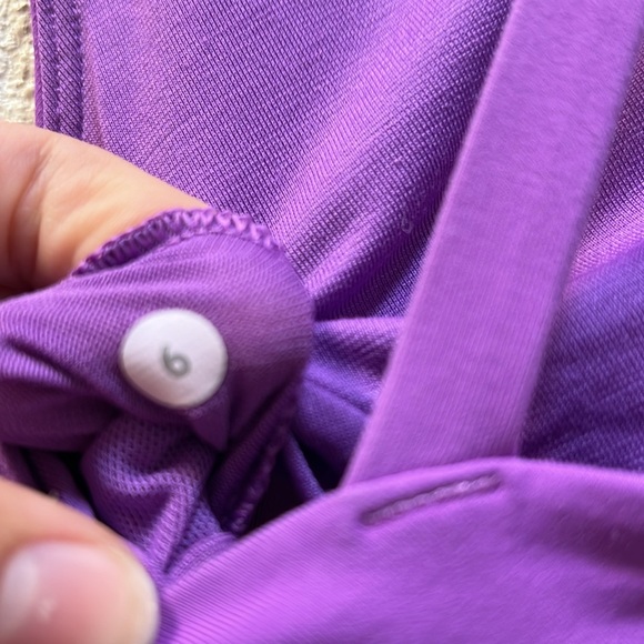 Lululemon Circuit Breaker Bra Moonlit Magenta Sz 6 - Picture 6 of 6